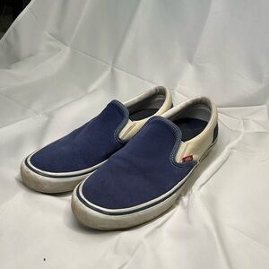 Blue Slip-on Vans